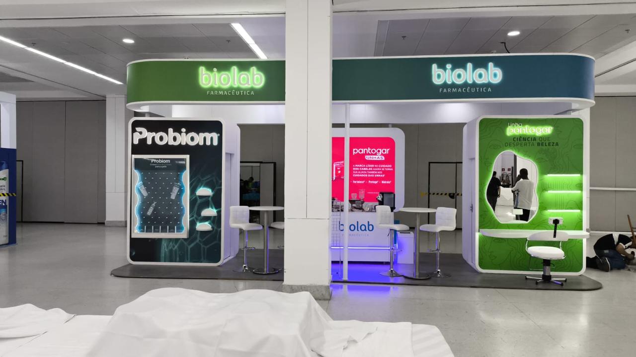 Estande Biolab no Teraderm